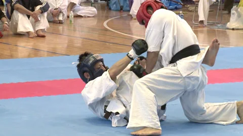 MMA tournament Stock Footage 32287521