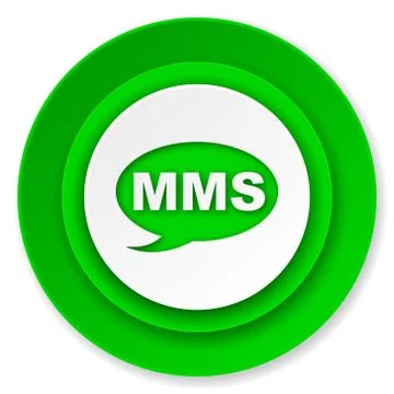 Mms icon, message sign. Stock Illustration