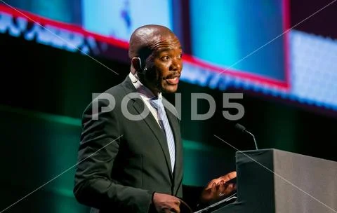 Mmusi Maimane the leader of the DA Democratic Alliance Stock Photos