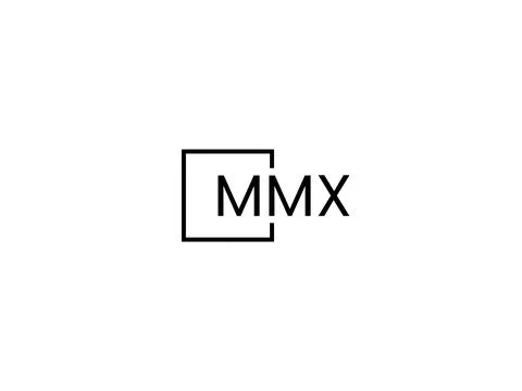 MMX letter initial logo design vector illustration Stock Illustration