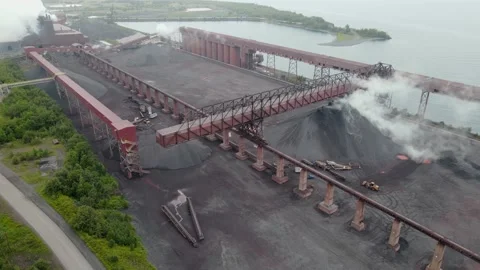 MN North Shore Taconite Processing Stock Footage 142825429