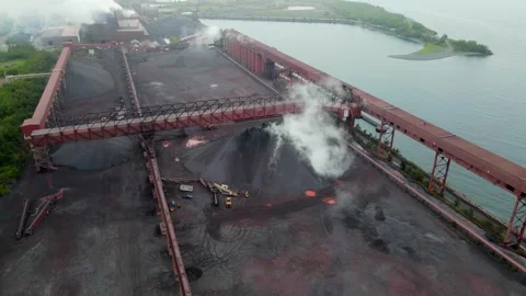 MN North Shore Taconite Processing Stockbeeldmateriaal 142848119