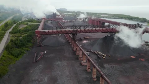 MN North Shore Taconite Processing Stock Footage 142853680