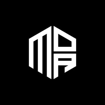 MOA logo MOA icon MOA monogram MOA letter minimalist Circle flat Unique mod.. Stock Illustration