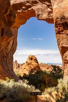 Moab Arch Stock Photos