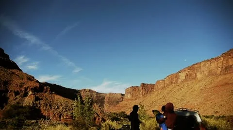 Moab canyon timelapse Vidéo 8907554