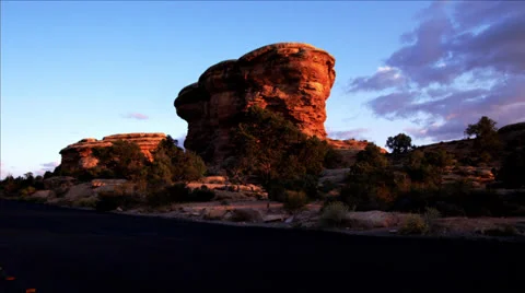 Moab mushroom push Stock Footage 26101743