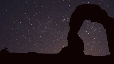 Moab at Night Stock Footage 56366802