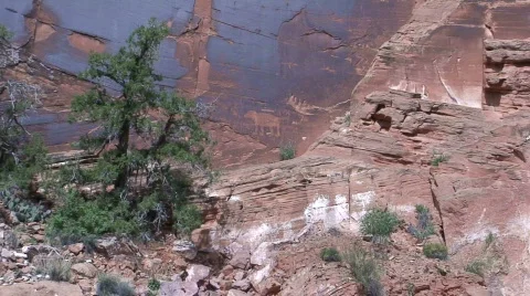 Moab petroglyphs 3 Stock Footage 663916