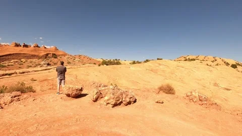 Moab, Utah August 07 2023 Arches Delicate Arch Stock Footage 304186516