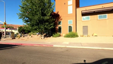 Moab, Utah August 07 2023 Timelapse Driving Arches National Park Stock Footage 304192619