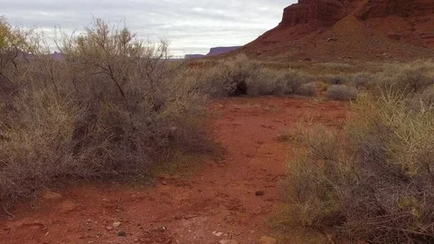 Moab Utah - Red Rocks - Arches National Park - Castle Valley Stock Footage 72091670