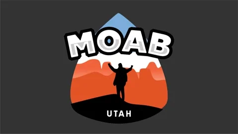 Moab utah with stunning desert views 스톡 동영상 332329735