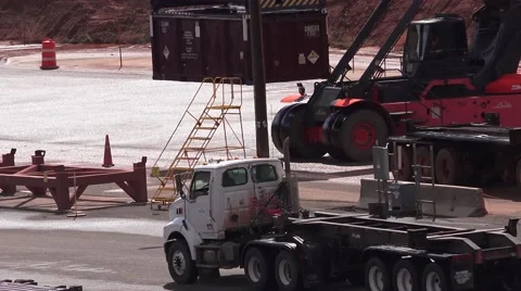 Moab, Utah super Fund Clean up Stock Footage 63355063