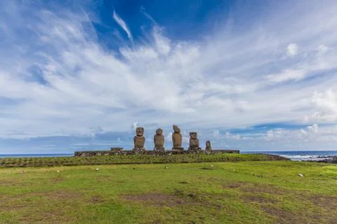 Moai Stock Photos