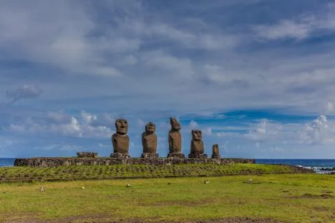 Moai Stock Photos