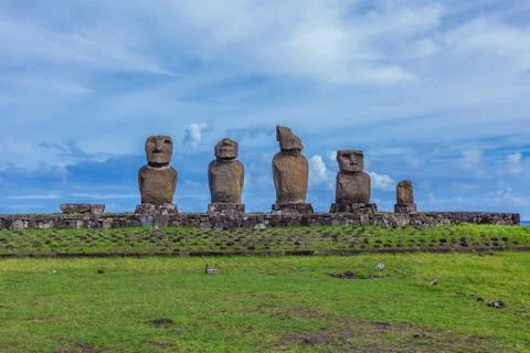 Moai Stock Photos