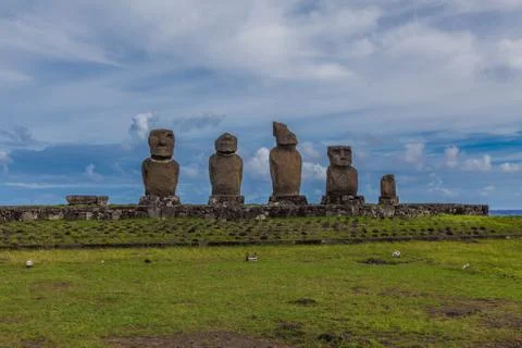 Moai Stock Photos
