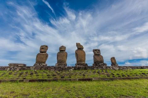 Moai Stock Photos