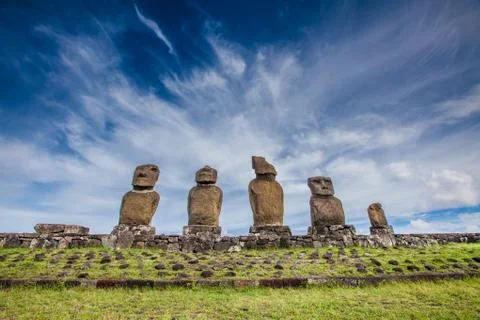 Moai Stock Photos