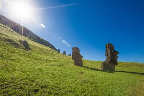 Moai Stock Photos