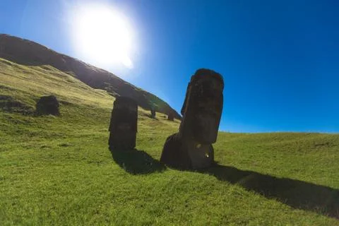 Moai Stock Photos