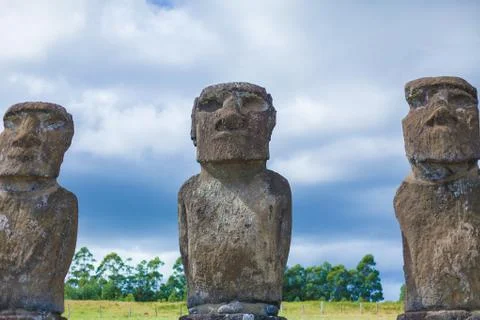 Moai Stock Photos