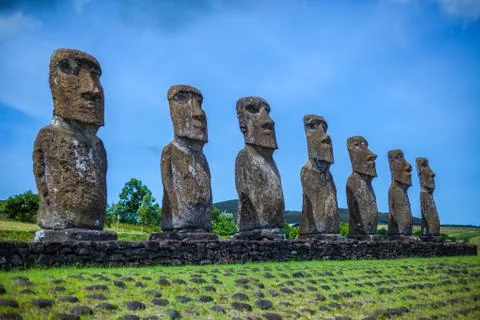 Moai Stock Photos
