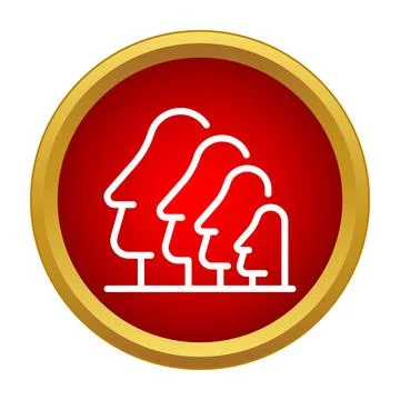 Moai statues icon representing easter island culture Stock Illustration