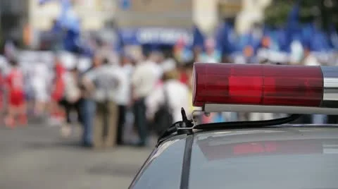 Mob In City 库存影片 22282665