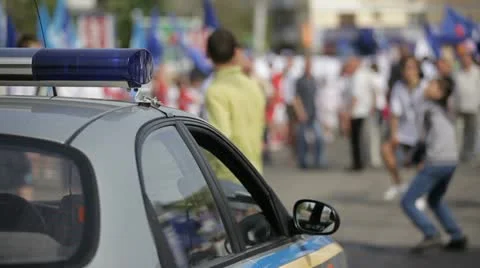 Mob In City Vídeos de archivo 22283065