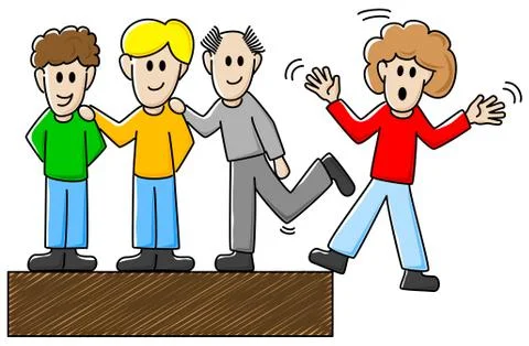 Mobbing Stock Illustration