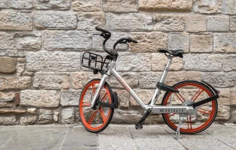 Mobike bicycle Stock Photos
