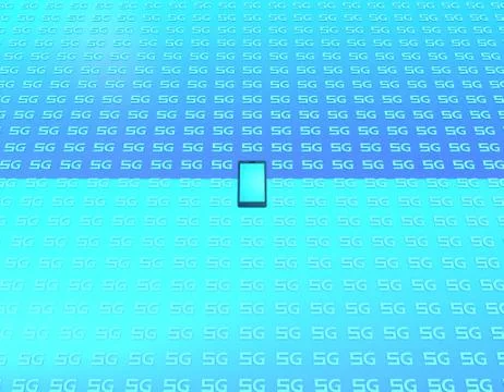 Mobile 5G Internet, data transmission and storage 스톡 일러스트