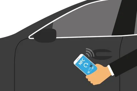 Mobile access Stock Illustration