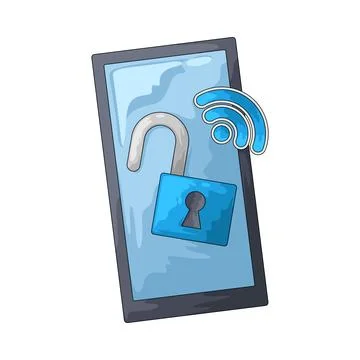 Mobile access illustration Illustrazione stock
