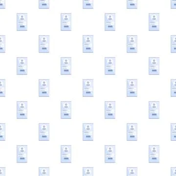 Mobile account login pattern showing user profile security Illustrazione stock
