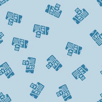 Mobile advertising glyph vector seamless pattern Illustrazione stock
