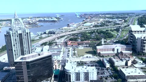 Mobile Alabama Downtown Stock-Footage 200857929