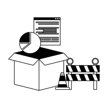 Mobile app development Stock Illustration