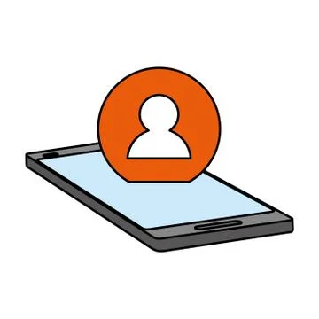 Mobile app development Stock Illustration