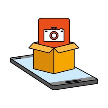 Mobile app development Illustrazione stock