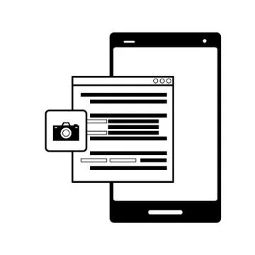 Mobile app development 스톡 일러스트