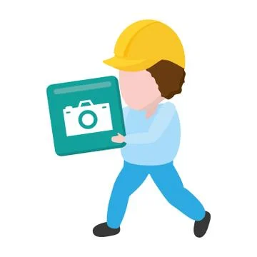 Mobile app development Stock Illustration