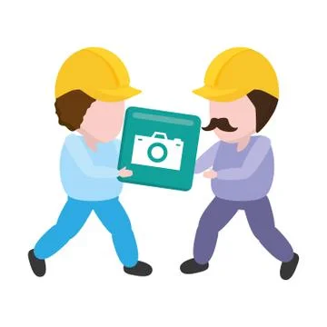 Mobile app development Stockillustratie