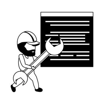 Mobile app development Illustrazione stock