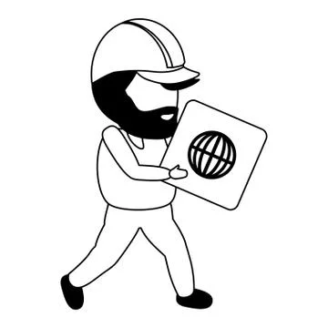 Mobile app development Stock Illustration