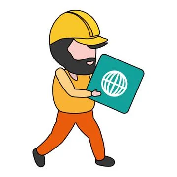 Mobile app development Illustrazione stock