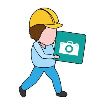 Mobile app development Stock Illustration