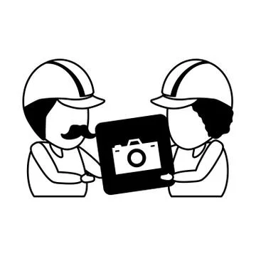 Mobile app development Stockillustratie